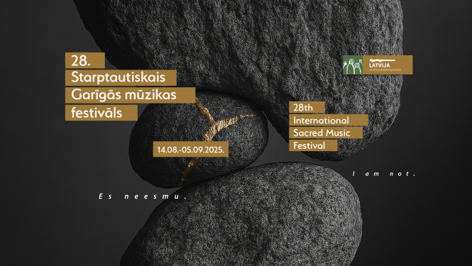 28. Starptautiskā Garīgās mūzikas festivāla plakāts