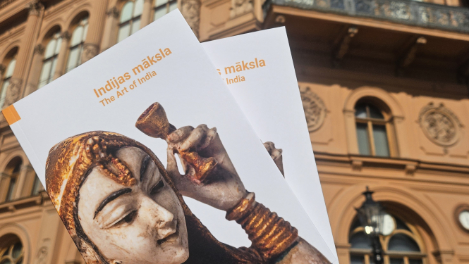 Grāmata “Indijas māksla Latvijas Nacionālā mākslas muzeja kolekcijā”. 2025. Publicitātes foto