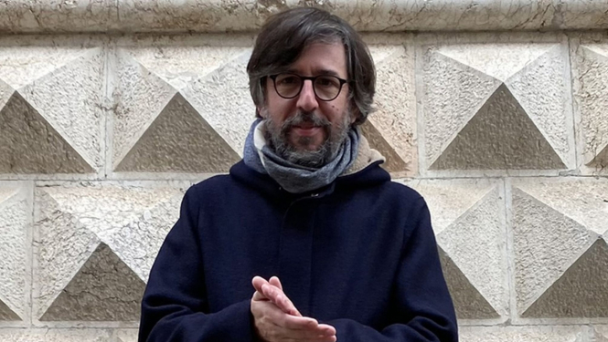 Arhitekts, izstāžu un ekspozīciju scenogrāfs Flavio Bonučelli (Flavio Bonuccelli). Ferrāra, Itālija, 2022. Publicitātes foto