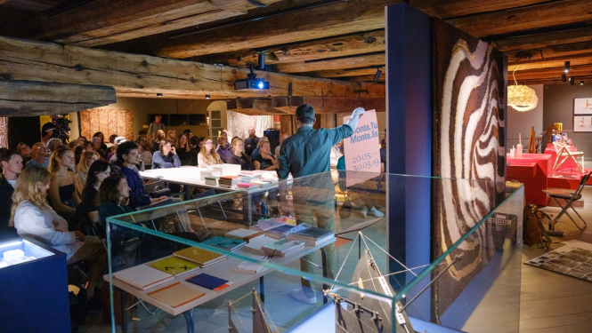 Neformālās izglītības programmas “Vārds dizainam” 10. sezona. Dekoratīvās mākslas un dizaina muzejs, 2023. Foto: Krišjānis Piliņš