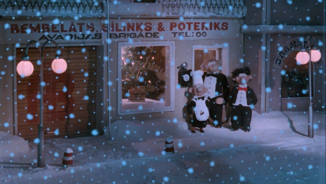 Kadrs no leļļu īsfilmu seriāla "Avārijas brigāde"