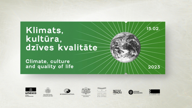 Semināra “Klimats, kultūra, dzīves kvalitāte” vizuālais materiāls