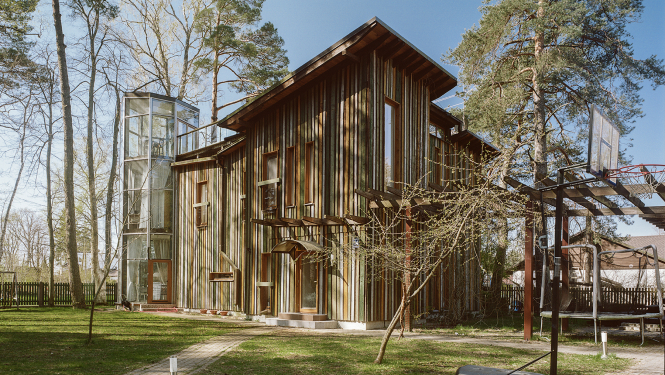 Vienģimenes dzīvojamā māja Jūrmalā, Tērauda ielā 14. 2006–2007. Foto: Indriķis Stūrmanis.