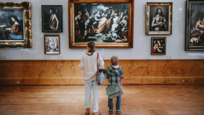 Interaktīvs ceļvedis “Ceļojuma soma” ģimenēm ar bērniem Mākslas muzejā RĪGAS BIRŽA