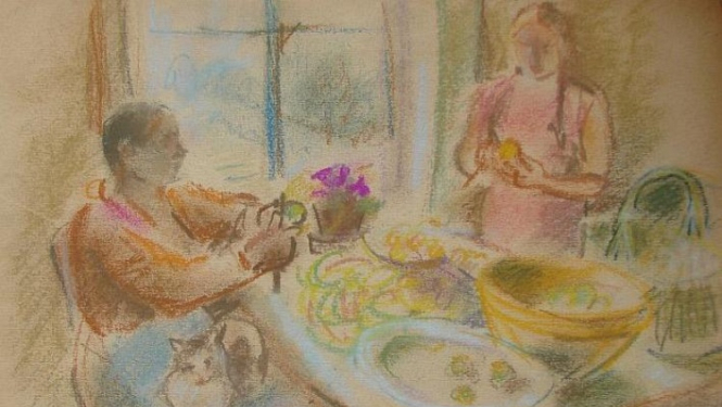 Aleksandras Beļcovas pasteļu izstāde