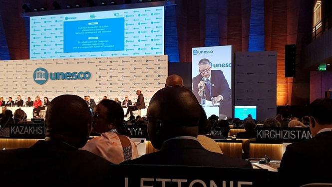 Kultūras ministrs piedalās UNESCO kultūras ministru forumā Parīzē