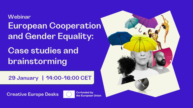 Vizuālais materiāls pasākumam "Eiropas Sadarbības projekti un dzimumu līdztiesība"