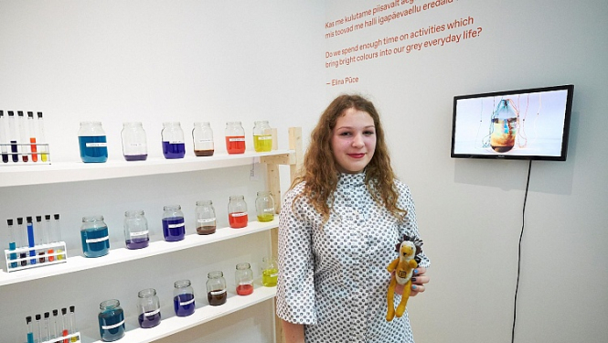 Latvijas jauno autoru darbi gūst atzinību izstādē Tallinā