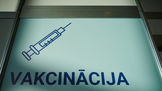 Vakcinēšanas ilustrācijas. Foto: Valsts kanceleja.