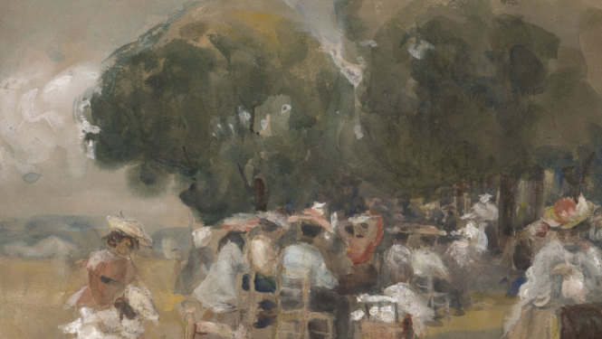 Gustavs Šķilters. Versaļas dārzs. 