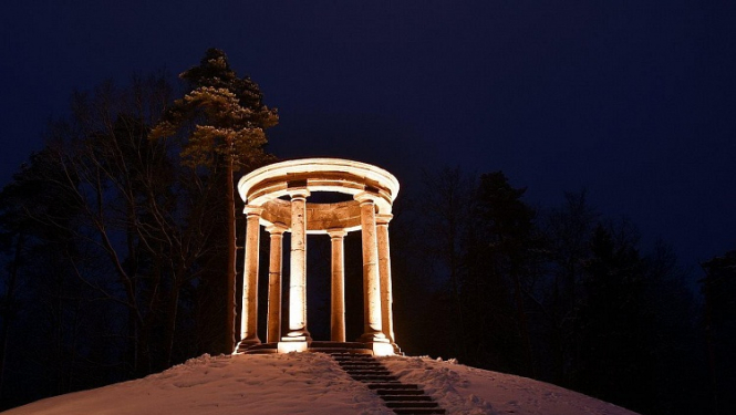 Atjaunots Alūksnes Tempļakalna Paviljons - rotonda