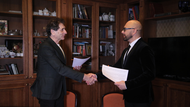 Daugavpils teātris noslēdz sadarbību ar Borisa Ščukina teātra institūtu, foto: Elena Bekish