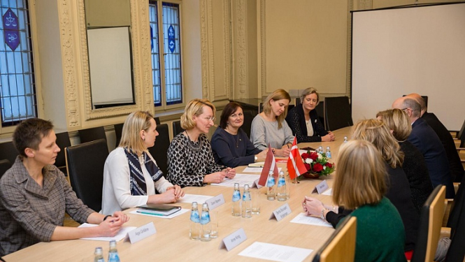 Latvijas un Dānijas kultūras ministru tikšanās
