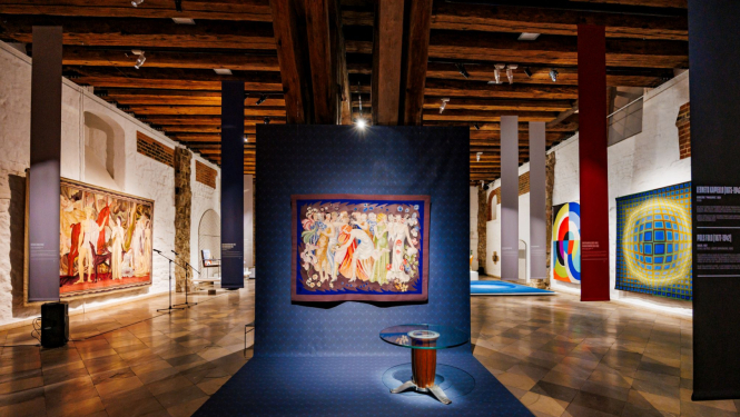 Izstādes “Art Deco – līdz mūsdienām. Dizains un amatniecība Francijā” fragments Dekoratīvās mākslas un dizaina muzejā