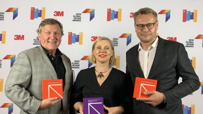 Alūksnes bānīša stacijas ekspozīcija Amerikā saņem prestižo SEGD dizaina balvu