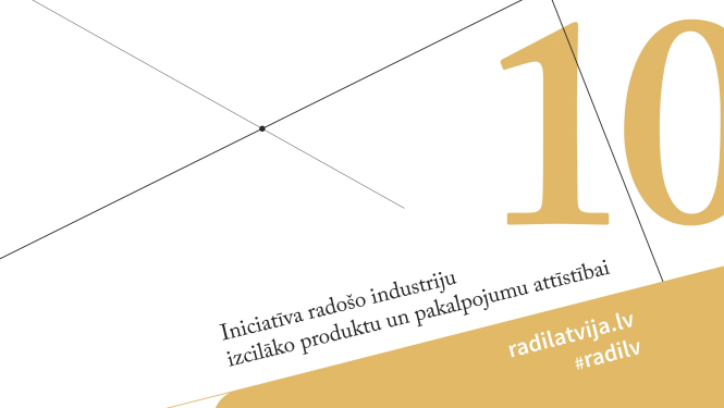 Iniciatīvas “radi!” 10 gadu pastāvēšanas vizuālais materiāls