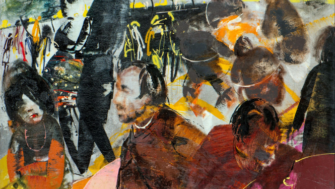 Jānis Pauļuks. Vientulība. Pašportrets. 1962. Audekls, eļļa. LNMM kolekcija. Foto: Normunds Brasliņš