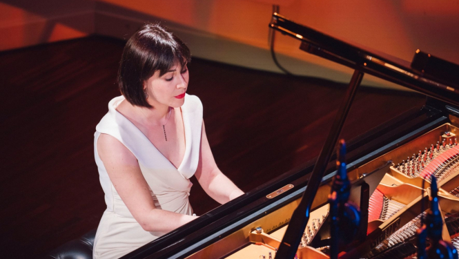 Pianiste Linda Leine “Lielajā dzintarā”, foto: OHM.LV.