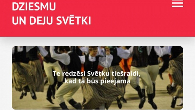 Katrs trešais Dziesmu un deju svētku dalībnieks izmantojis mobilo lietotni “Svētki”