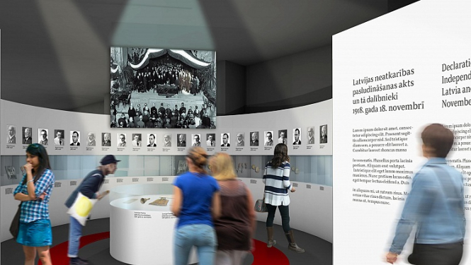 Zināms valsts simtgadei veltītās Latvijas muzeju kopizstādes dizaina veidotājs