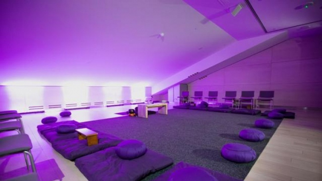 Latvijas Nacionālajā bibliotēkā izveidota Klusuma un meditācijas istaba