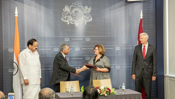 Parakstīta Latvijas - Indijas sadarbības programma kultūrā