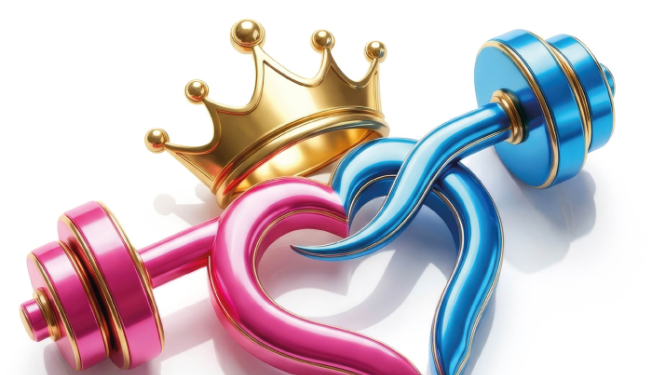 Stilizēta sirds forma ar kroni