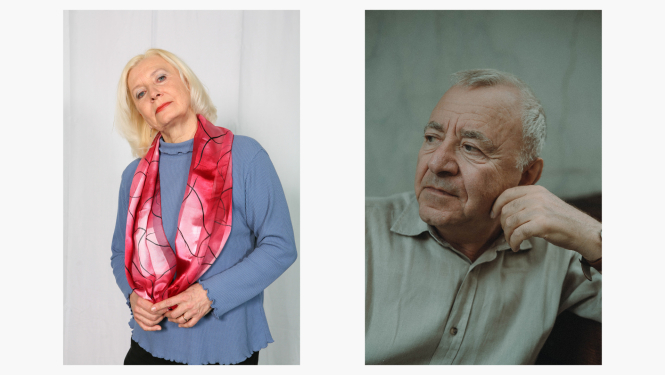 Liepājas teātra aktrise Aina Karele un Mihaila Čehova Rīgas Krievu teātra aktieris Jakovs Rafaļsons