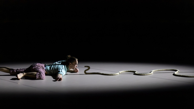 Artūrs Nīgalis uz skatuves, foto: Aija Melbārde