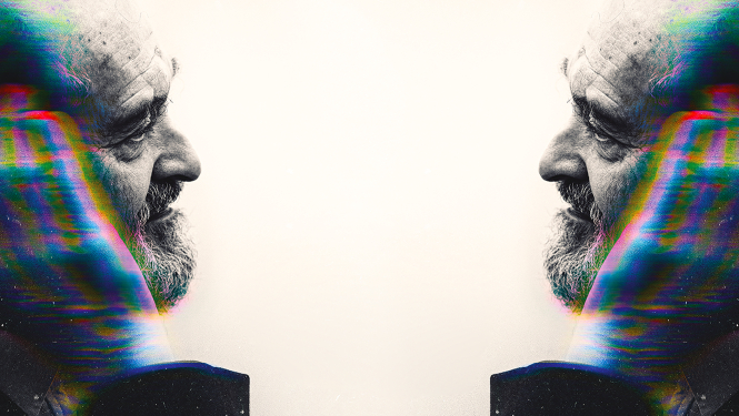 Komponista Arvo Perta spoguļportrets