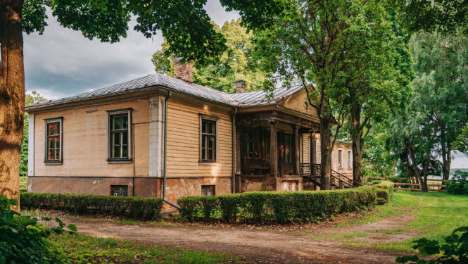 Latvijas Etnogrāfiskā brīvdabas muzeja ēkā Bonaventuras ielā 10, Rīgā, foto: VNĪ