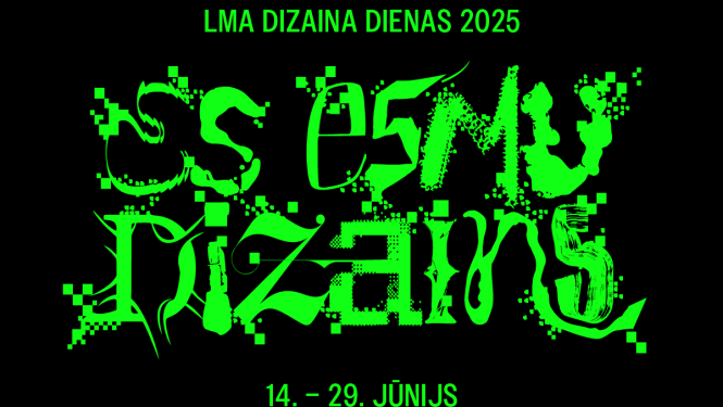 Latvijas Mākslas akadēmijas Dizaina dienu 2025 vizuālis