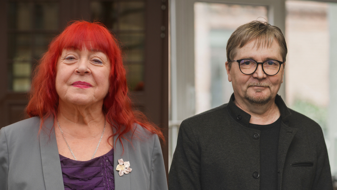 Dagmāra Ķezbere un Andris Garokalns