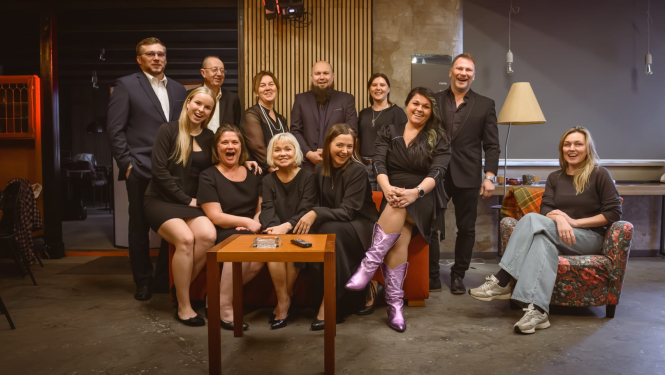 Liepājas tautas mākslas un kultūras centra amatierteātra “Projekts” dalībnieki