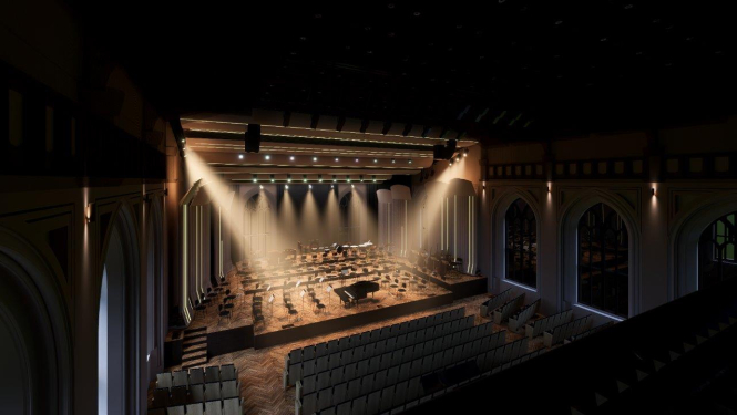 Lielās ģildes Lielās zāles nākotnes vizualizācija