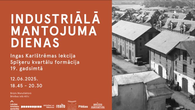Industriālā mantojuma dienas 2025 pasākuma afiša