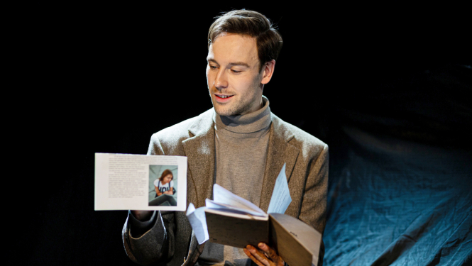 Mihaila Čehova Rīgas Krievu teātra aktieris Maksims Busels, foto: Artūrs Pavlovs