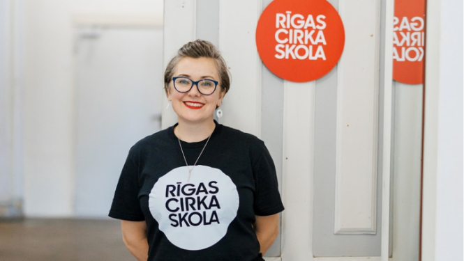 Rīga cirka skolas vadītaja Ilze Tormane-Kļaviņa