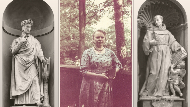 Laimas Akurateres portrets un skulpturu foto