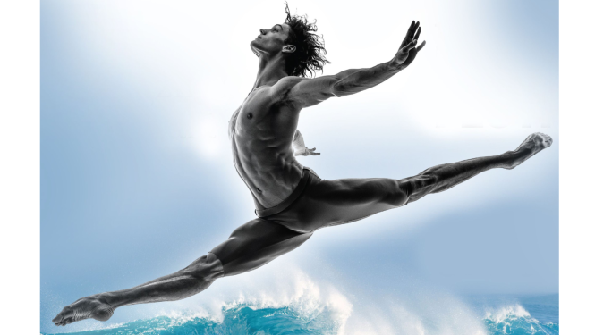 Publicitātes foto starptautiskais baleta festivāls “Baleta zvaigznes Jūrmalā”. Baletdejotājs.