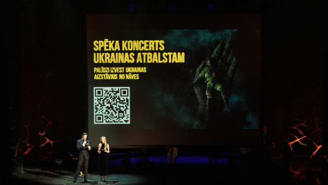 Labdarības spēka koncerts Ukrainas atbalstam kampaņas “Aizved mani!” noslēgumā Latvijas Nacionālajā operā