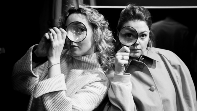 Izrādes “Lēdija Makbeta” mēģinājums