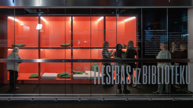 Izstāde “Tiesības uz bibliotēku”, foto: Kristians Luhaers