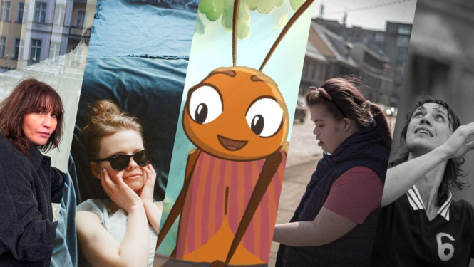 Latvijas filmu projektu kolāža Lokarno starptautiskajam kinofestivālam Šveicē