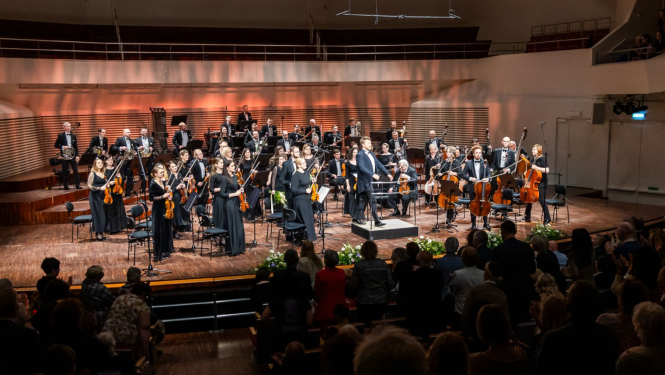 Liepājas simfoniskais orķestris, foto: Jānis Vecbrālis.