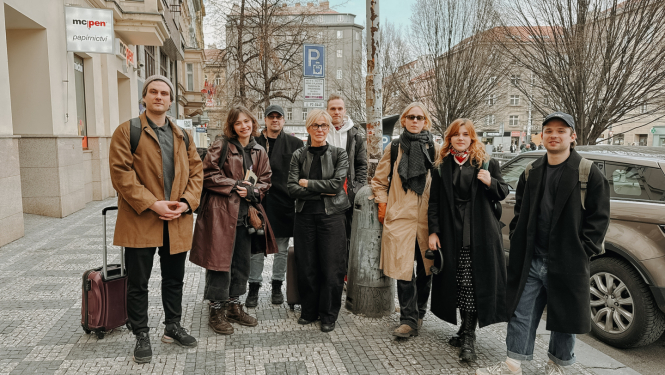 Nacionālā teātra delegācija Prāgā