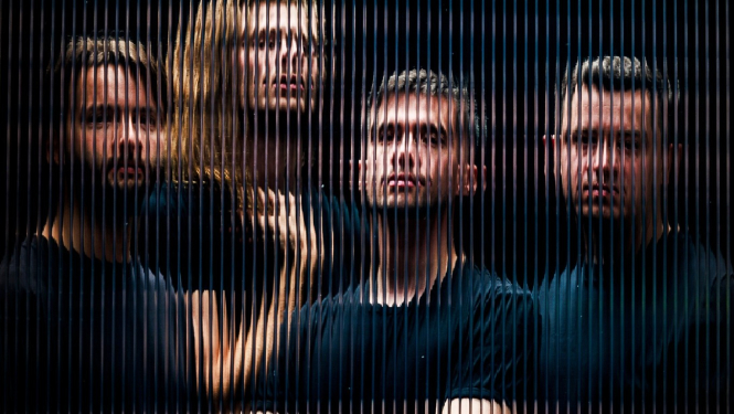 Beļģu saksofonista Matiasa van den Brandes kvartets - stilizēts foto