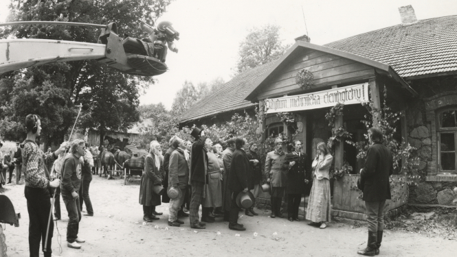Filmas “Mērnieku laiki” uzņemšanas process
