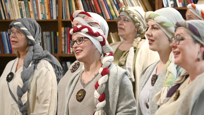 Kopas “Stiprās sievas” dalībnieces koncertā