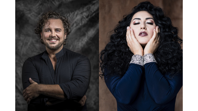 Operzvaigznes Maikls Spairss un Anita Račvelišvili